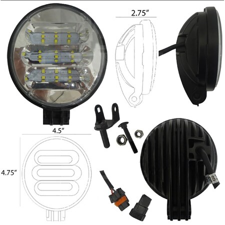 Aftermarket Round LED Light ELJ50-0327
